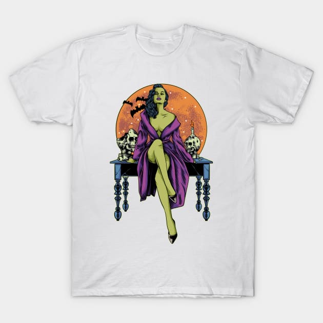 Beauty Witch T-Shirt by phsycartwork